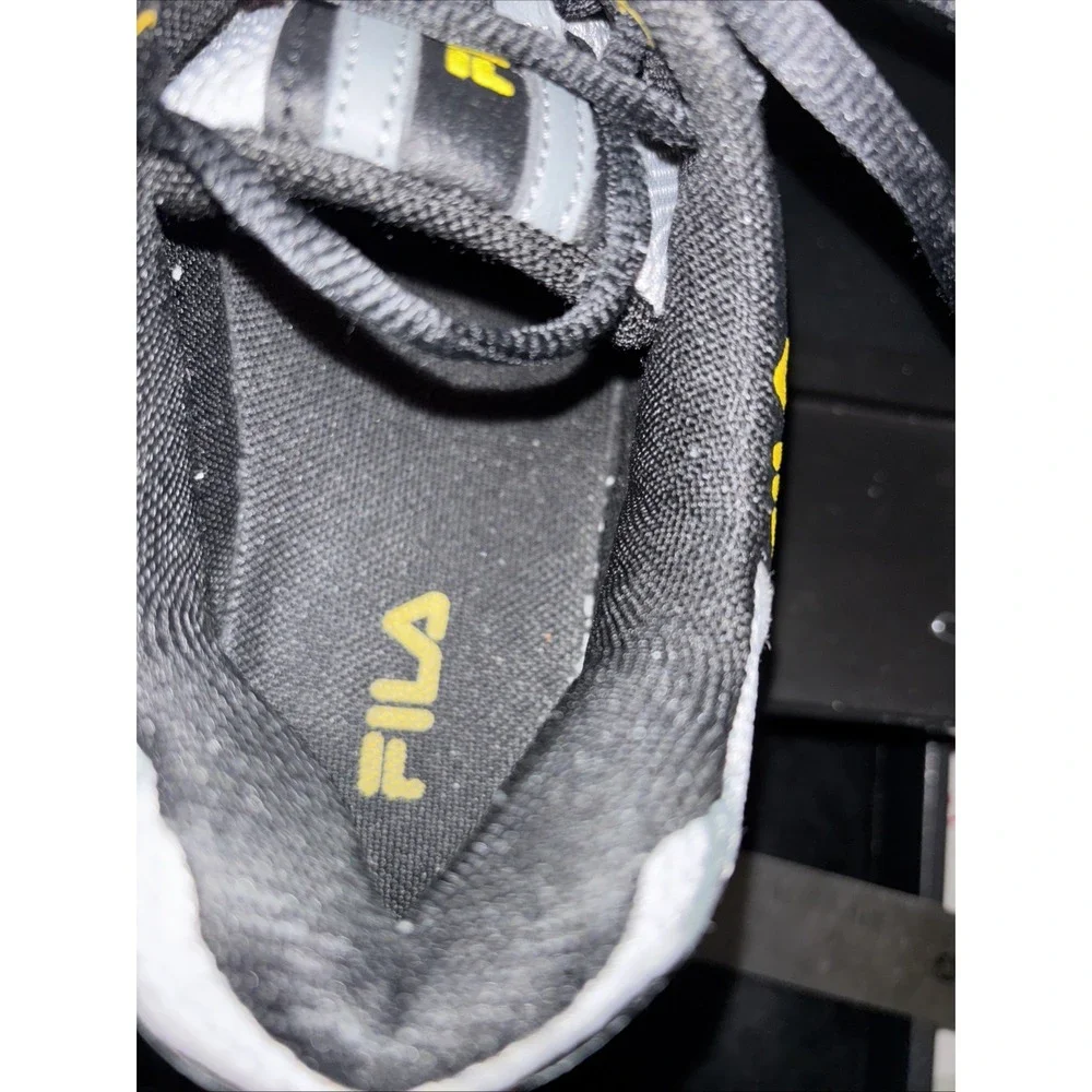 Vintage Fila All‎ Terrain Sneakers Hiking Trails Sz 9 Yellow Highlights (3843)